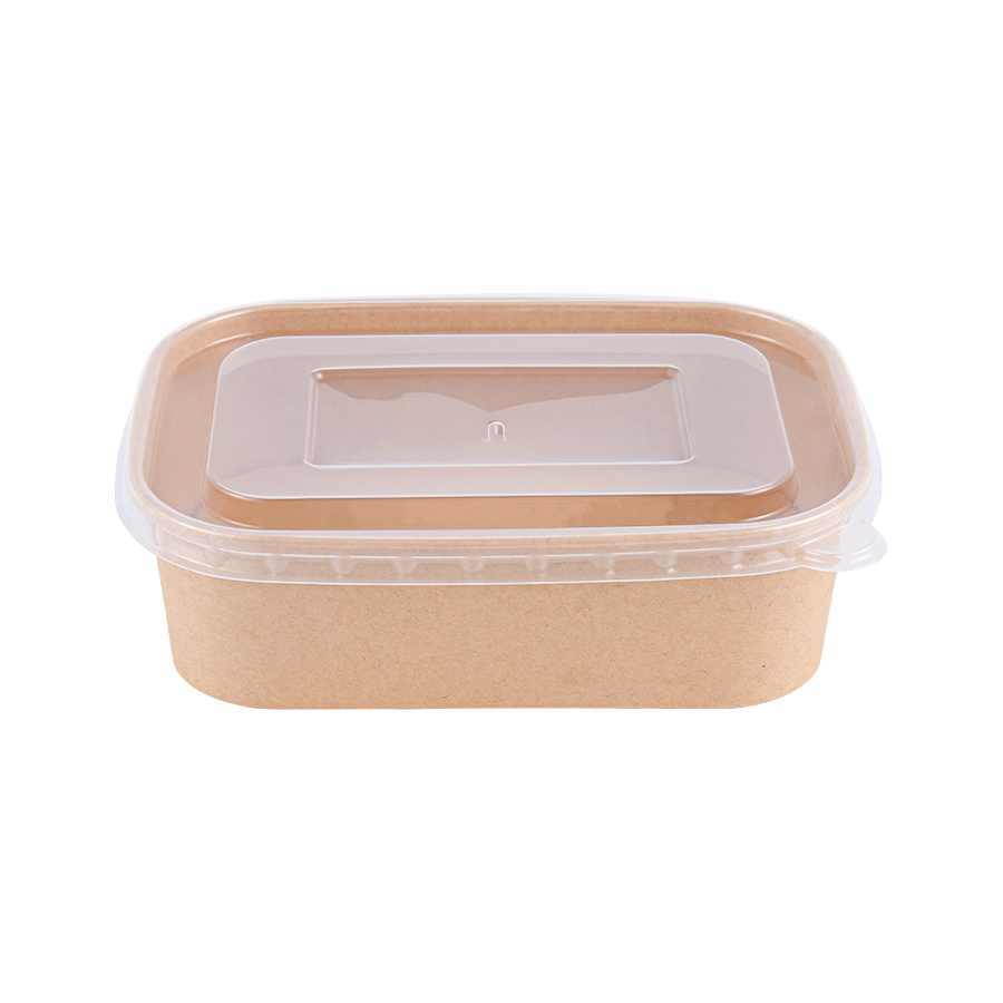 Bát giấy vuông phủ PE 500ml